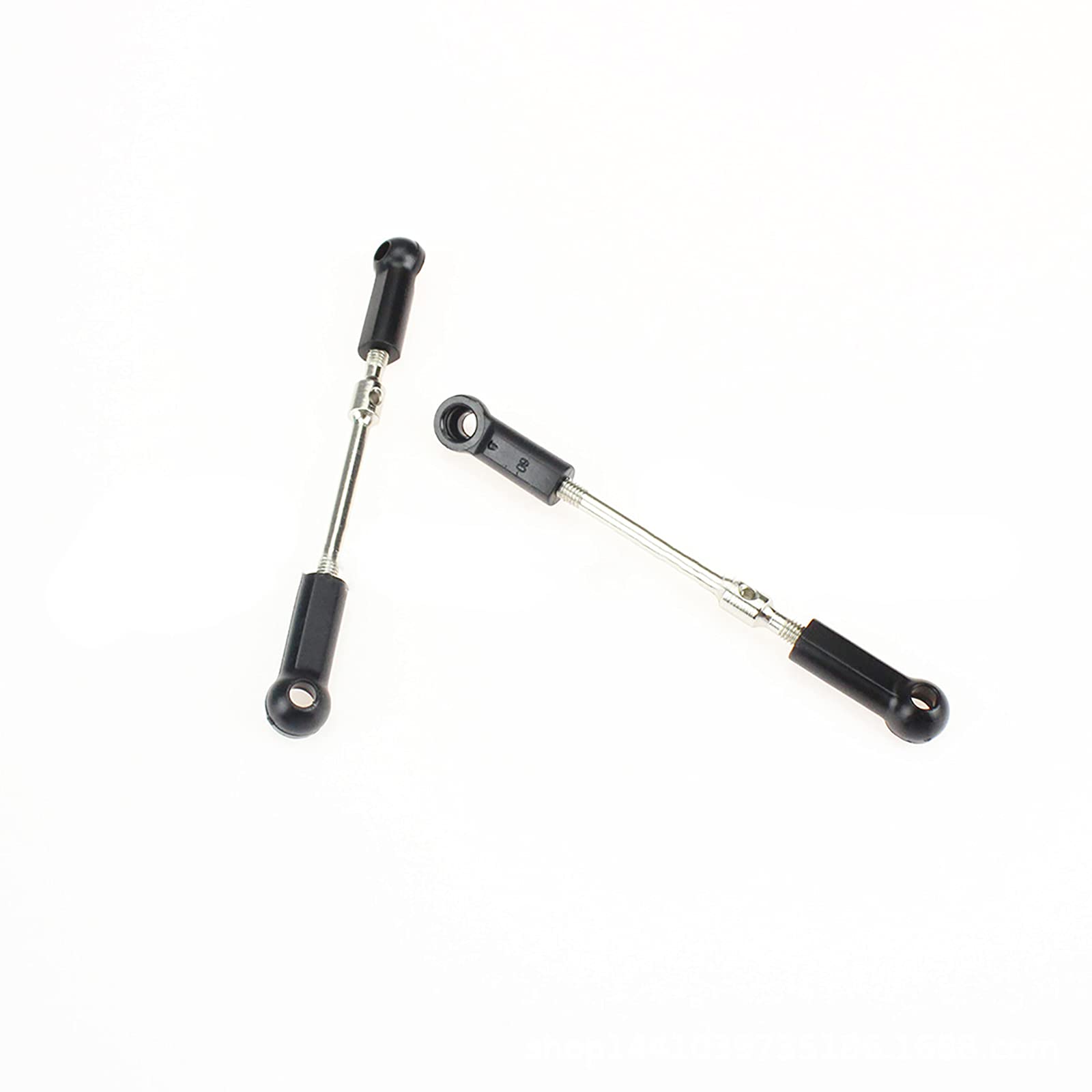VGEBY Set De 2 Varillas De Tracción Delantera Para Coche RC 1/10 (Modelo 104001) – Piezas De Acero Y Plástico Para Actualización Y Repuesto
