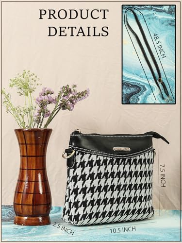 Image of Bagsy Malone Affascinante Eleganza Sling Bag-Black&White