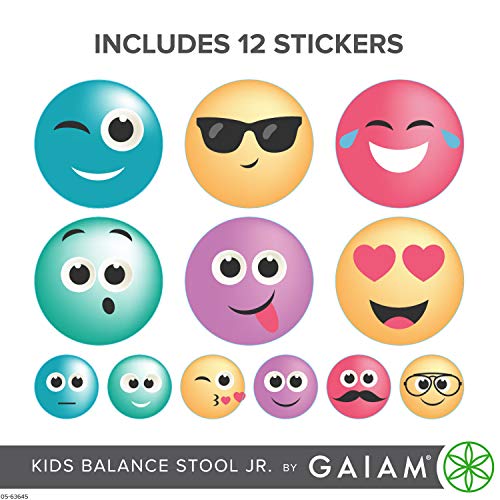 Image of Gaiam Kids Wobble Stool Desk Chair, Flexible Seating