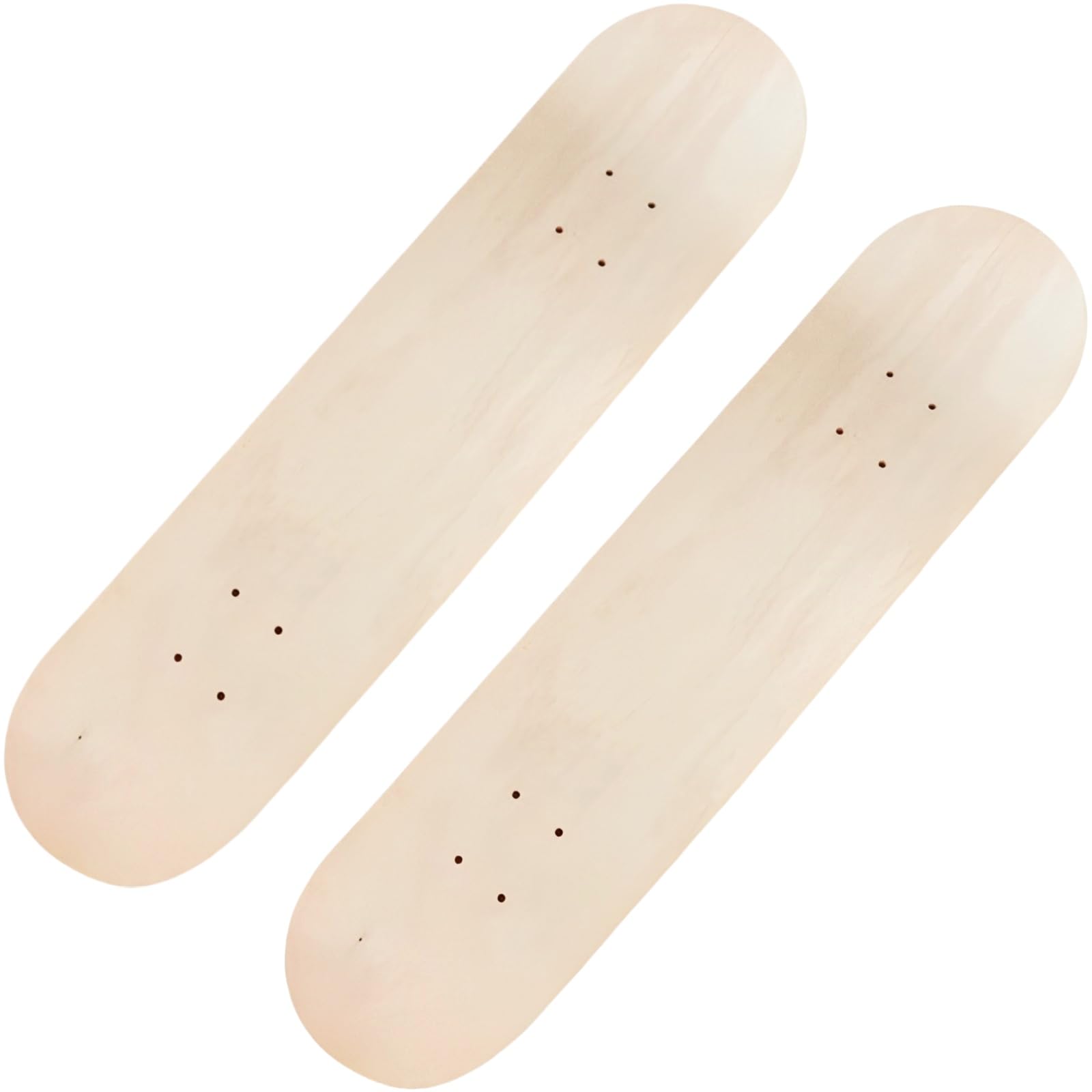2PCS Blank Skateboard Decks, 17 x 5 Inch Wooden Skate Decks Double-Sided DIY Graffiti Skate Board Deck for Beginner Kid Painting and Creativity