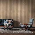MSI 4-Pack Acoustic Wood Slat Wall Panels for Interior Decor, 3D Fluted Sound Absorbing Wood Paneling for Accent Wall Ceiling Kitchen Living Room Bedroom, Eco-Friendly MDF - 9.5 in. x 120 in. -Natural