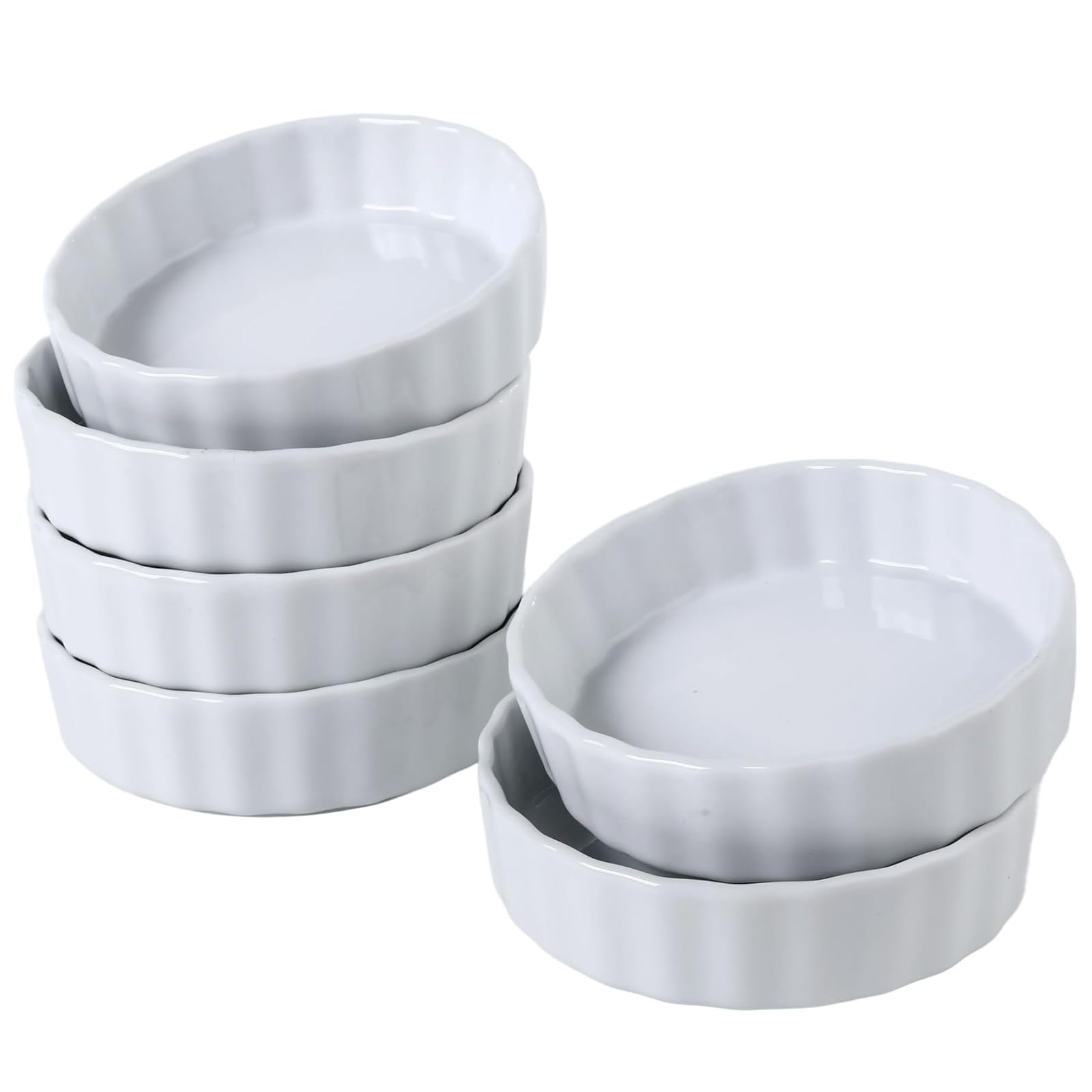 Feenmai 6 Oz Creme Brulee Dishes - ramekins and souffle dishes | Mubboo