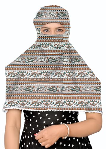 Image of Scarf Face Mask Head Neck Hair Bandana Cover Sun Protection Face Cover Smkoe Dust Safety Scarf Cum Mask For Women Girls Daily Use Face Scarf Mask