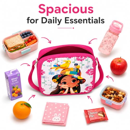 Image of Asera Birthday Return Gifts Sling Bag /Picnic Bag Cartoon Theme Bags for Kids