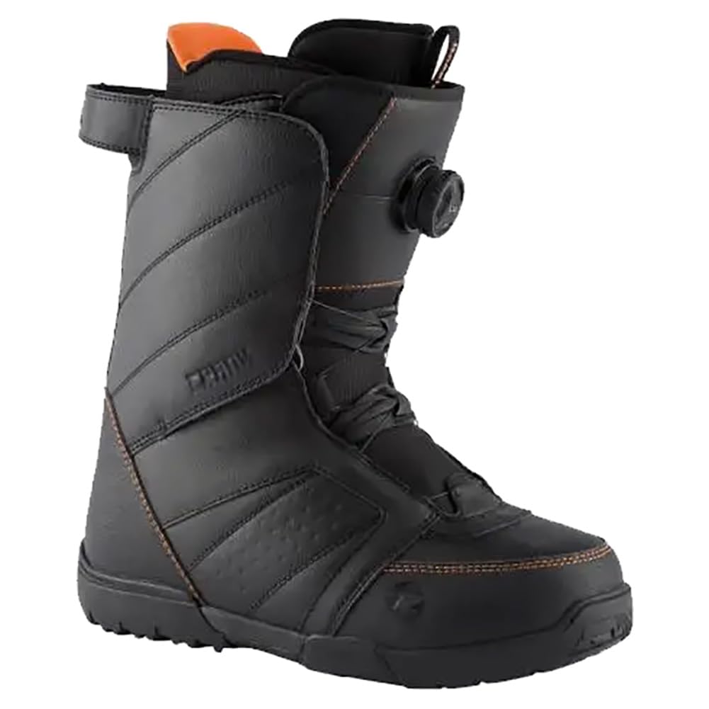 Rossignol Crank BOA Mens Snowboard Boots Black Orange 14