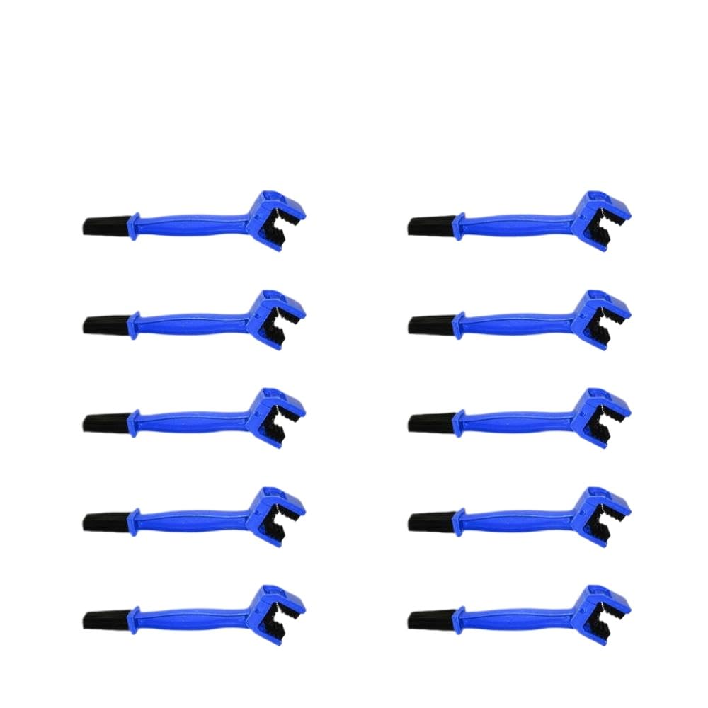 Outil de brosse de nettoyage en chaîne pour le vélo de saleté VTT GO KART compatible avec divers modèles(10 PCS)