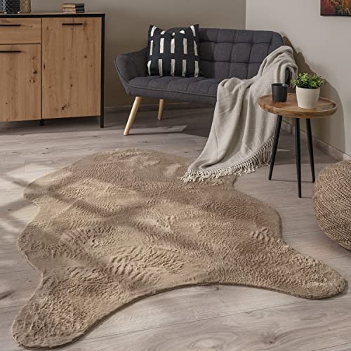 Paco Home Waschbarer Teppich Wohnzimmer Schlafzimmer Kurzflor rutschfest Modern Flauschiger...