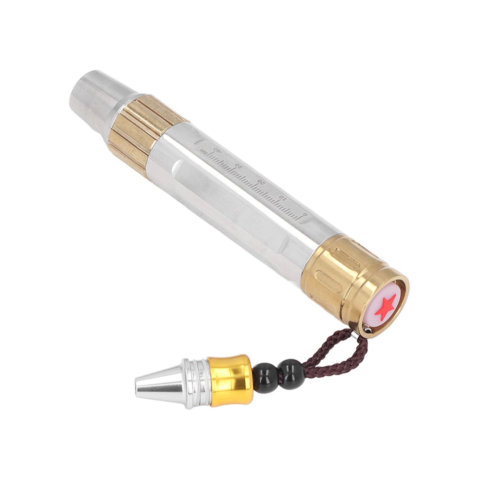 Crystal Flashlight, Portable LED Flashlight Battery Power Supply Professional for Indoor Outdoor for Jewelry White Light