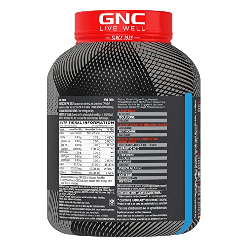 Image of GNC AMP Pure Isolate Zero Carb Blueberry 4lbs + GNC Pro Performance Creatine Monohydrate 250 gm
