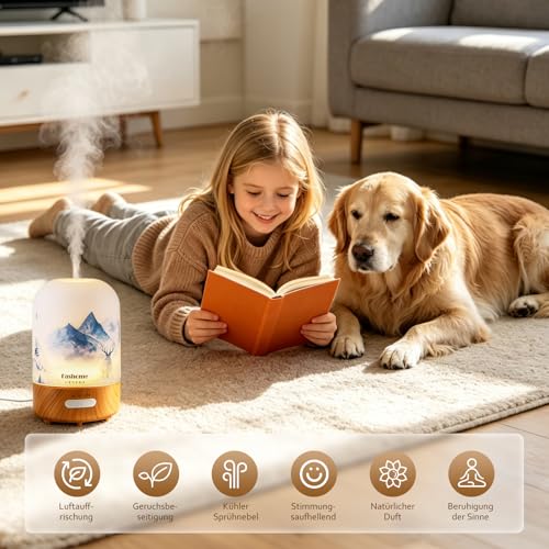 Diffuseur d'huiles essentielles Fashome anti-stress avec arrêt automatique pour bébé - 7