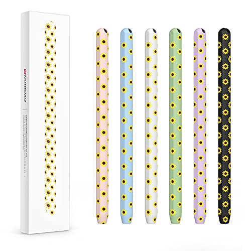 NIUTRENDZ Sunflower Case for Apple Pencil 2nd Generation Case Cover Silicone Protective Sleeve Accessories with 10pcs Apple Pencil Tips Cover (Purple) by NIUTRENDZ - Used condition - Image 7