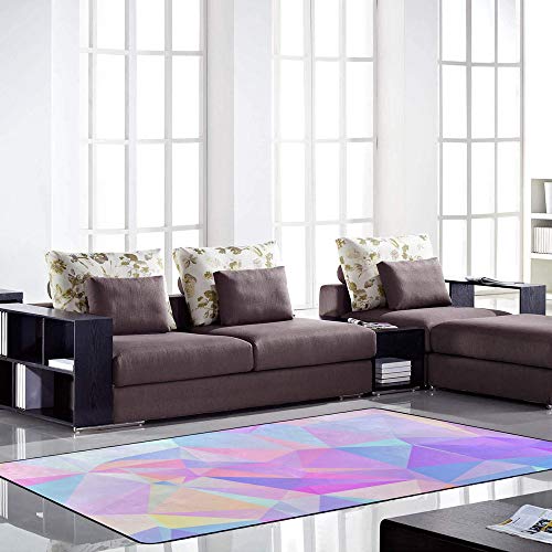 Tapis en velours corail épais violet de haute densité CHEHONG - 4