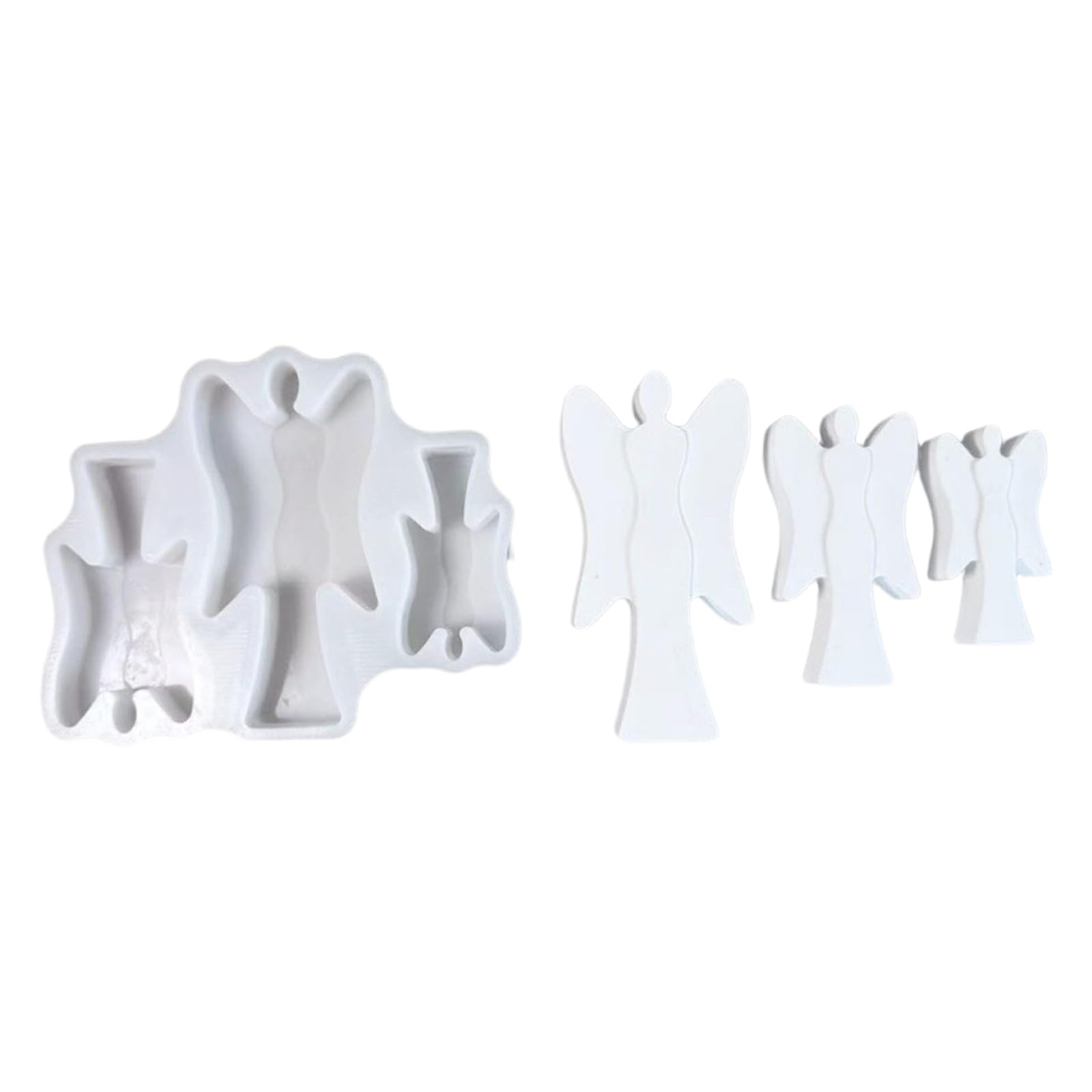 Kalttoy Food Safe Silicone 3 Unique Angelic Designs Ideal for Plasters Resin Cement Decorations Three Angelic Silicone Easy Releases