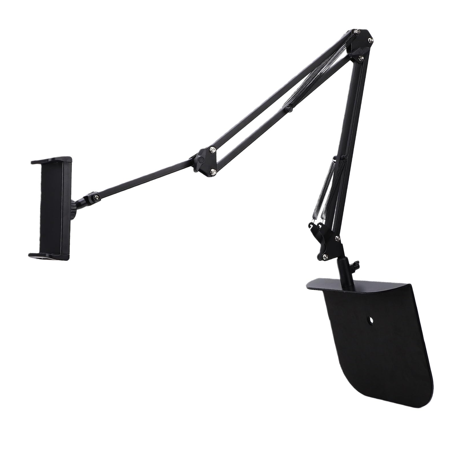 Jiawu Soporte para Teléfono de Cama con Rotación Ajustable de 360 ​​Grados y Construcción Robusta para Mesita de Noche, sofá, Escritorio, Acero de Aleación de Carbono