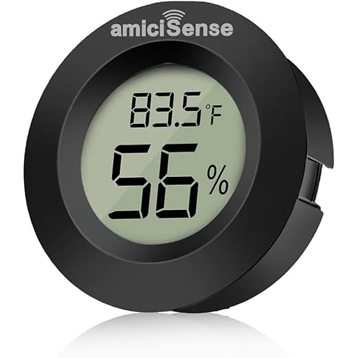 amiciSense Mini Thermometer & Hygrometer