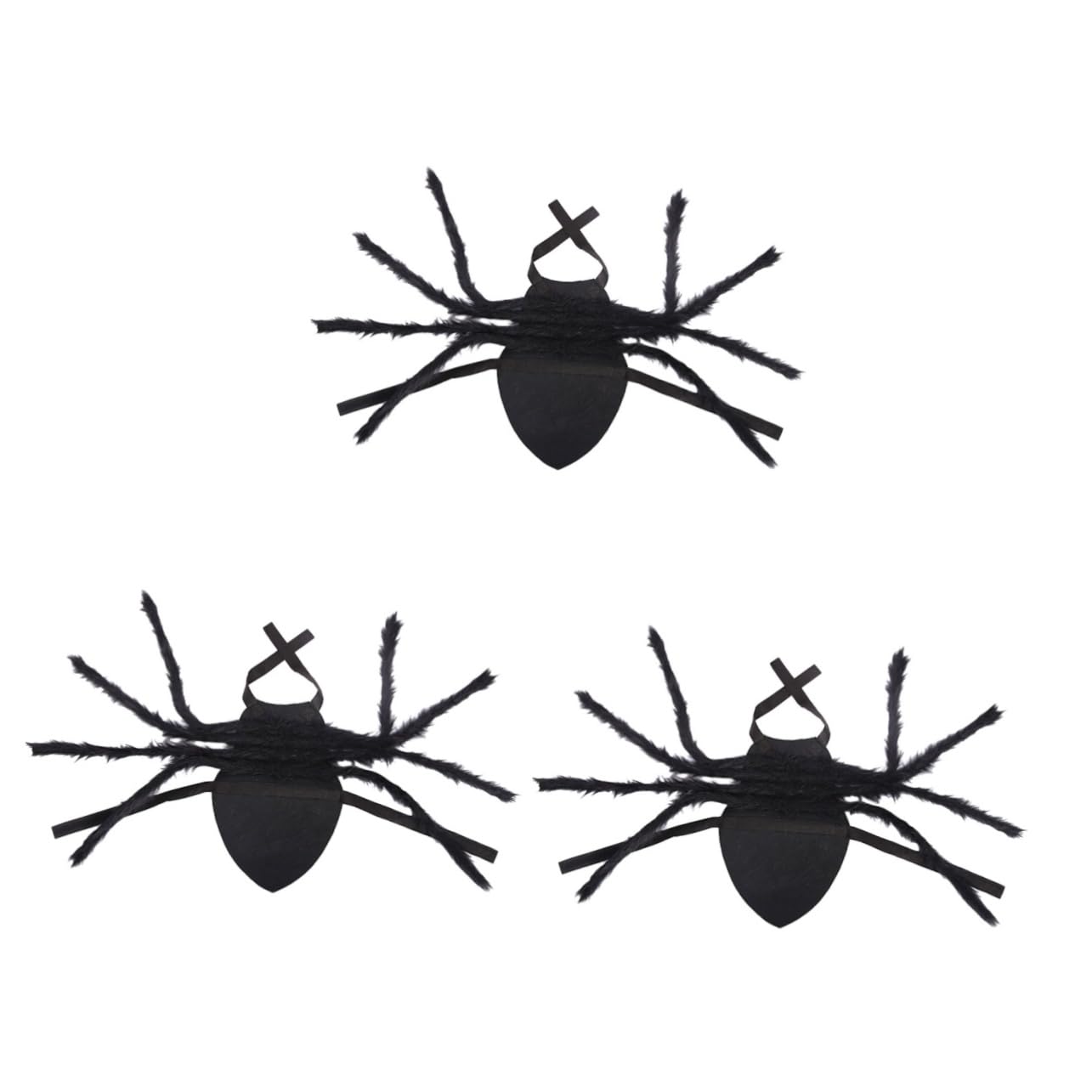 BESPORTBLE 3 Piezas Disfraz de araña Gato Mascota Gato disfrazarse de Halloween Perro Disfraces de Halloween Disfraz de Halloween para Cachorros y Gatitos Mascota de Halloween Tela compuesta