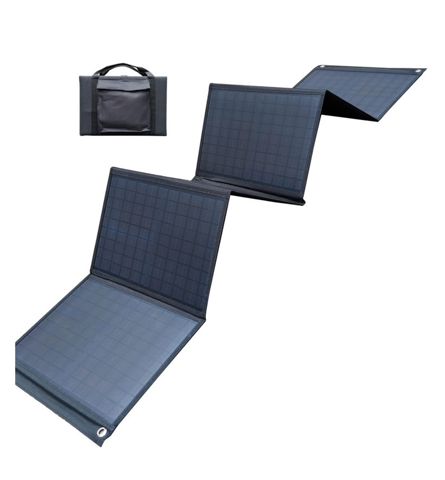 Pannello Solare Pannello Solare Caricabatteria da Esterno for Laptop Drone Camera Pannello di Ricarica da 60 W Borsa Pieghevole Solare Portatile