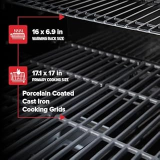 Nexgrill Deluxe 2-Burner Gas Grill with 401 SQ In Grate, 28000 BTUs, Stainless Steel Control Panel & Foldable Side Table, Propane BBQ Grill for Outdoor Cooking, Patios, Backyards and More - 720-0864R