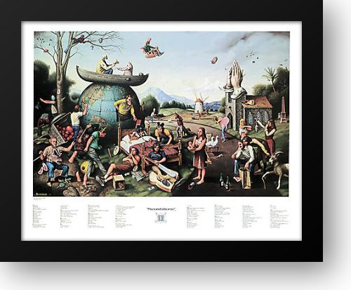 Amazon.com: ArtDirect Proverbidioms II 32x26 Framed Art Print by