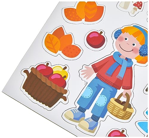 HABA 303386 Magnetspiel-Box Jahreszeiten