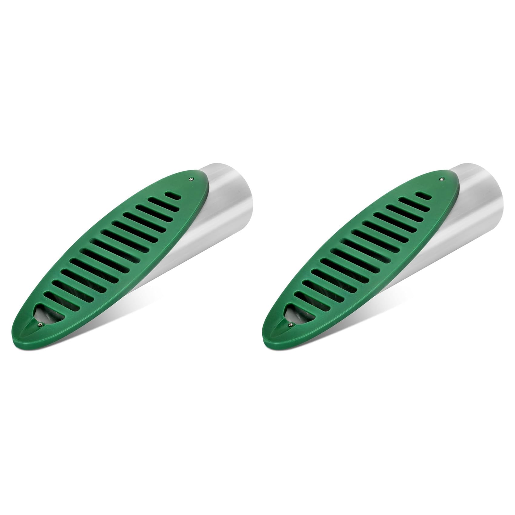 Jnchdghwa Green 2 Set 4Inch Angled Drainage Grate Yard Drain, Yard Drain Emitter Drainage Pipe For Sump Pump Discharge
