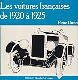Les voitures françaises 1920-1925