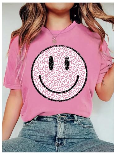 SweatyRocks Girl's Graphic T Shirt Short Sleeve Crew Neck Summer Casual Tee Tops4