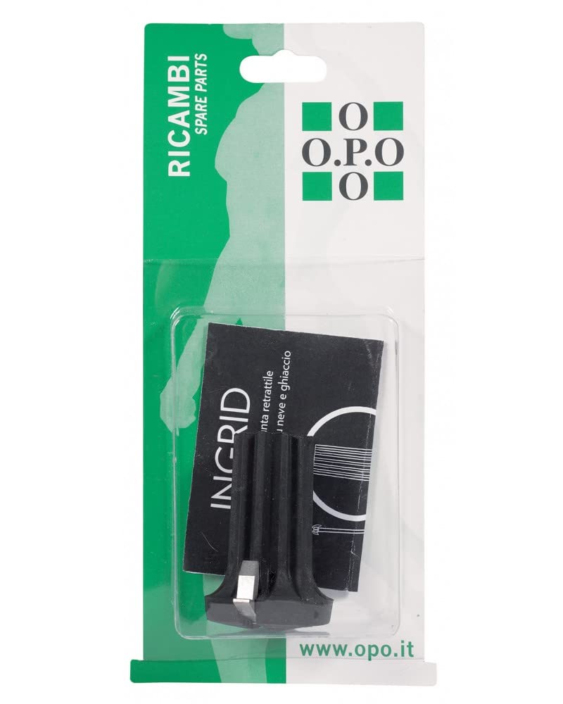 GIMA Puntas de recambio para bastones, muletas, trípodes y cuatripoides, tubo de 16/22 mm base 40 mm, 43087