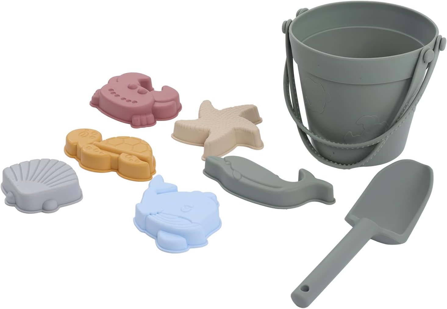 Juguetes de de silicona, pala de versátil Cadena de juguetes de playa de silicona para exteriores