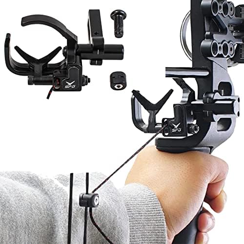 SOPOGER Drop Away Arrow Rest – Upgrade Archery Rest for Compound Bow Metal Adjustment Black Recurve Fall Away Arrow Rest Right Hand Hunting Target Shooting SOPOGER Drop Away Arrow Rest – Upgrade Archery Rest for Compound Bow Metal Adjustment Black Recurve Fall Away Arrow Rest Right Hand Hunting Target Shooting