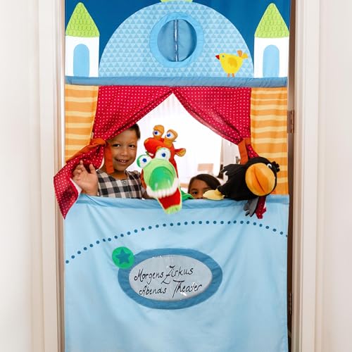 Haba HA-1055 Doorway Puppet Theater - Space Saver With Adjustable Rod: Ideal For Pretend Play, Hand Puppets, Educational Kids Activities, & Toys thumb #7
