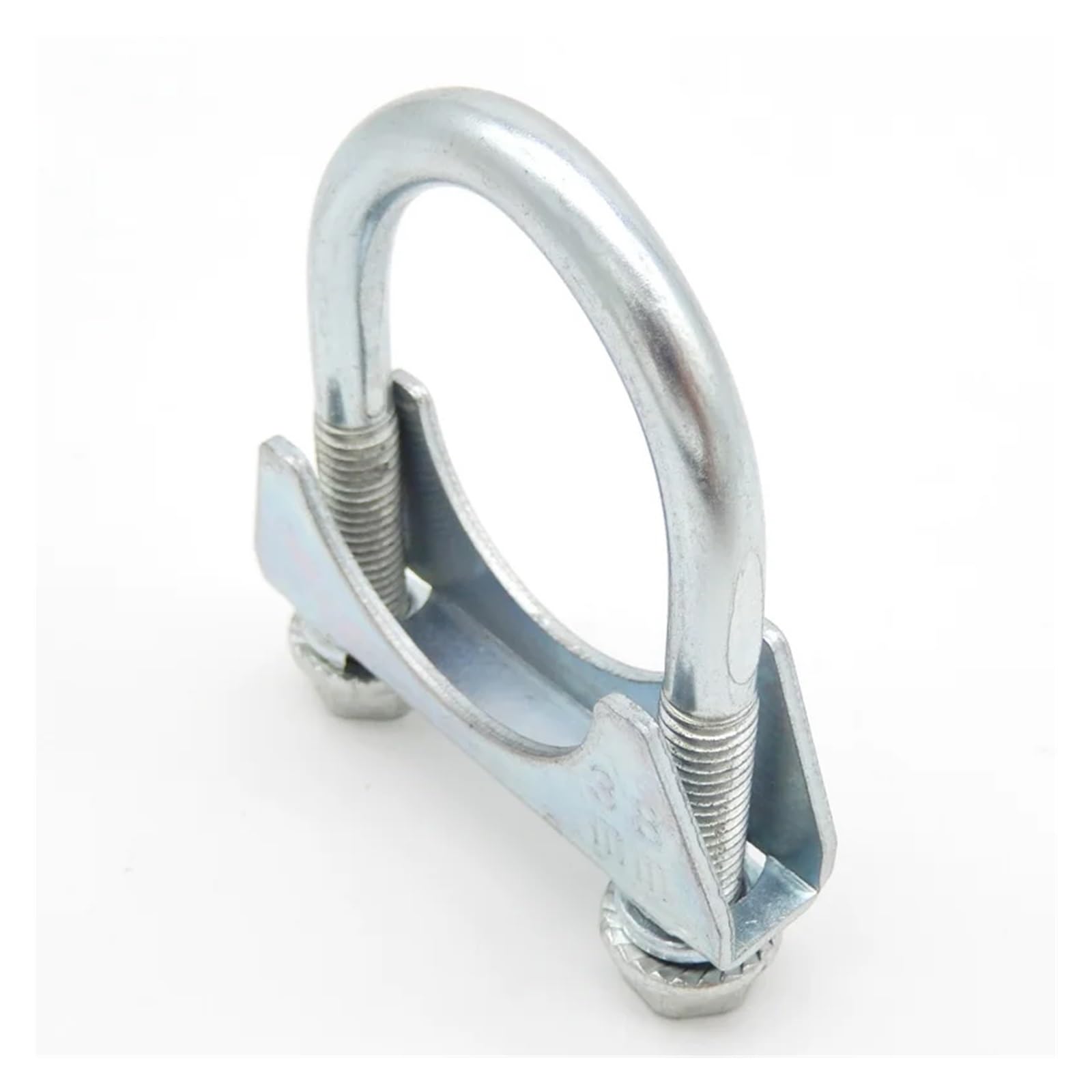 1 Abrazadera for Tubo de Escape 38 a 128 mm | Abrazadera de aro de tubo en U, garganta fija debajo de la banda del cuello for reparación de tuberías(65mm)