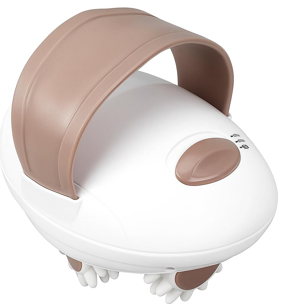 FITTO Body Slimmer and Leg Massager, MA-020, White – Full Body Toning, Cellulite Reduction, and Relaxation Massage Device – Portable, Battery Powered, for Back, Legs, and Arms