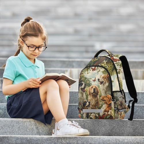 Dog Backpack for Students Boys Girls Dog School Bag Travel Daypack Rucksack4