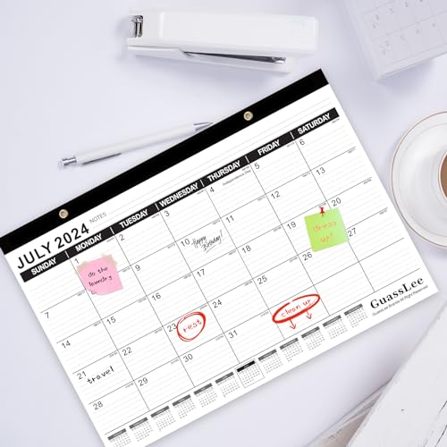 image for GuassLee Desk Calendar 2024-2025 - 18 Months Calendar 17