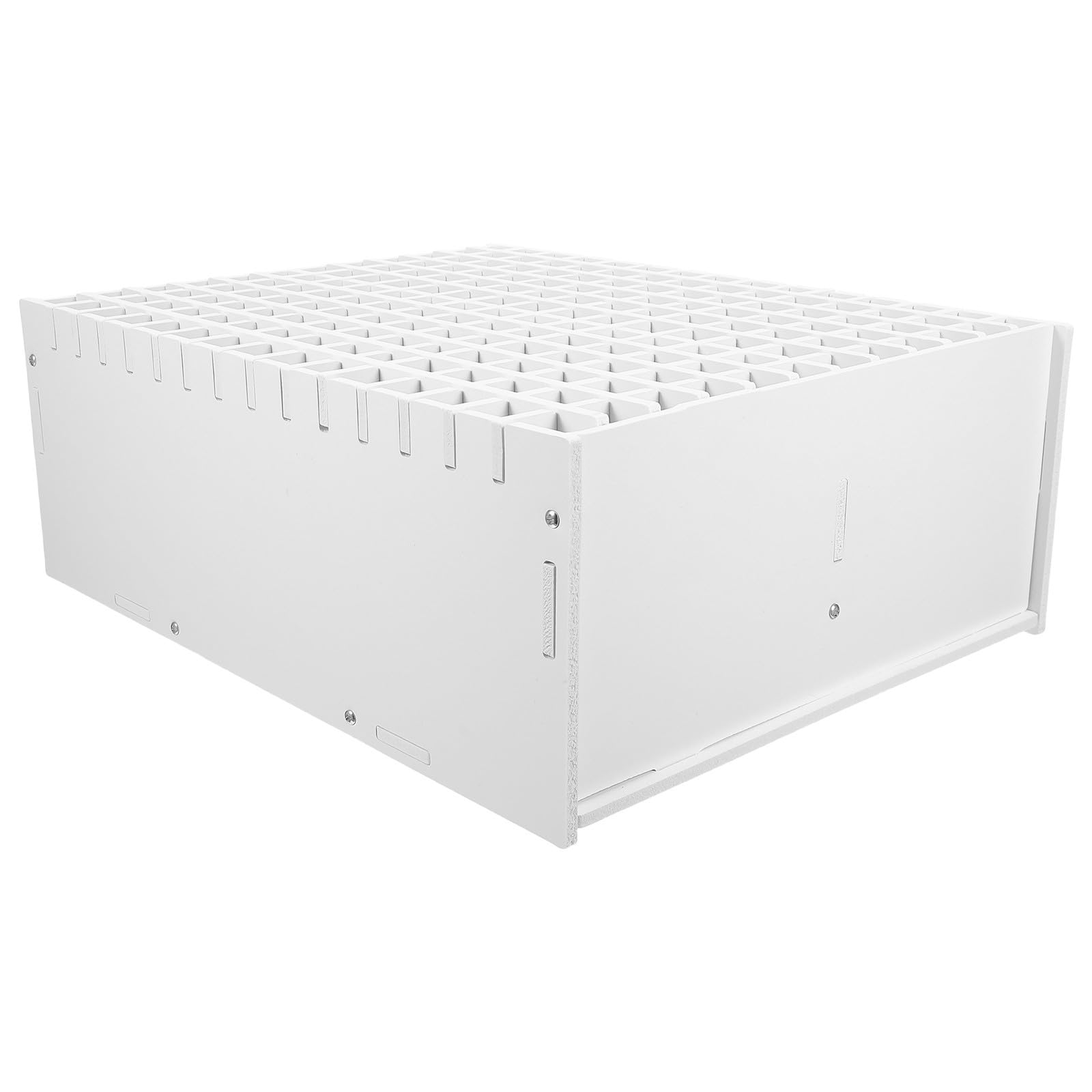 Homoyoyo Weißer Schreibtisch Organizer mit 180 Fächern zur Marker und Textmarker Aufbewahrung Platzsparendes Design und Stabile Bauweise für Büro und Home Studio