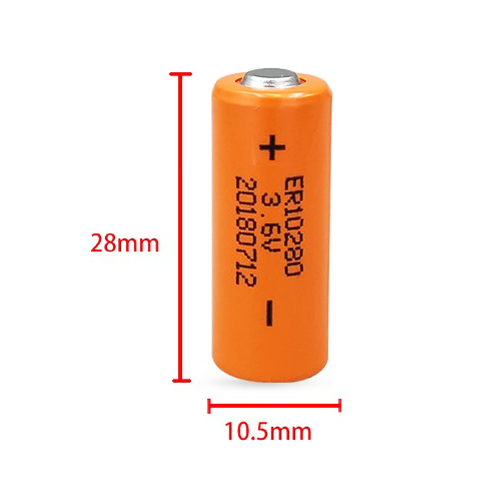 STEPMAX 10 Pack ER10280 3.6V 450mAh Lithium Battery ER10 / 28 Cell Battery for FX2NC-32BL