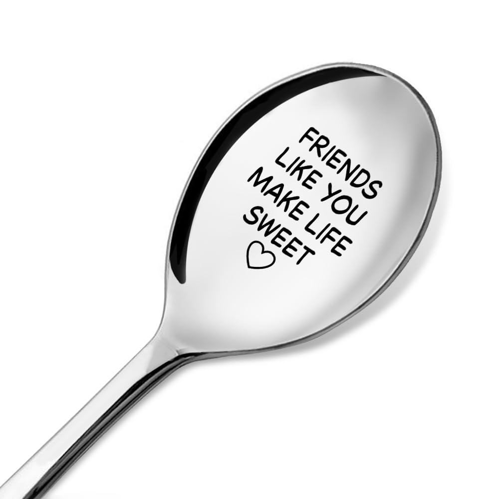 Friendship Spoon Gift - Engraved Stainless Steel Spoon -21