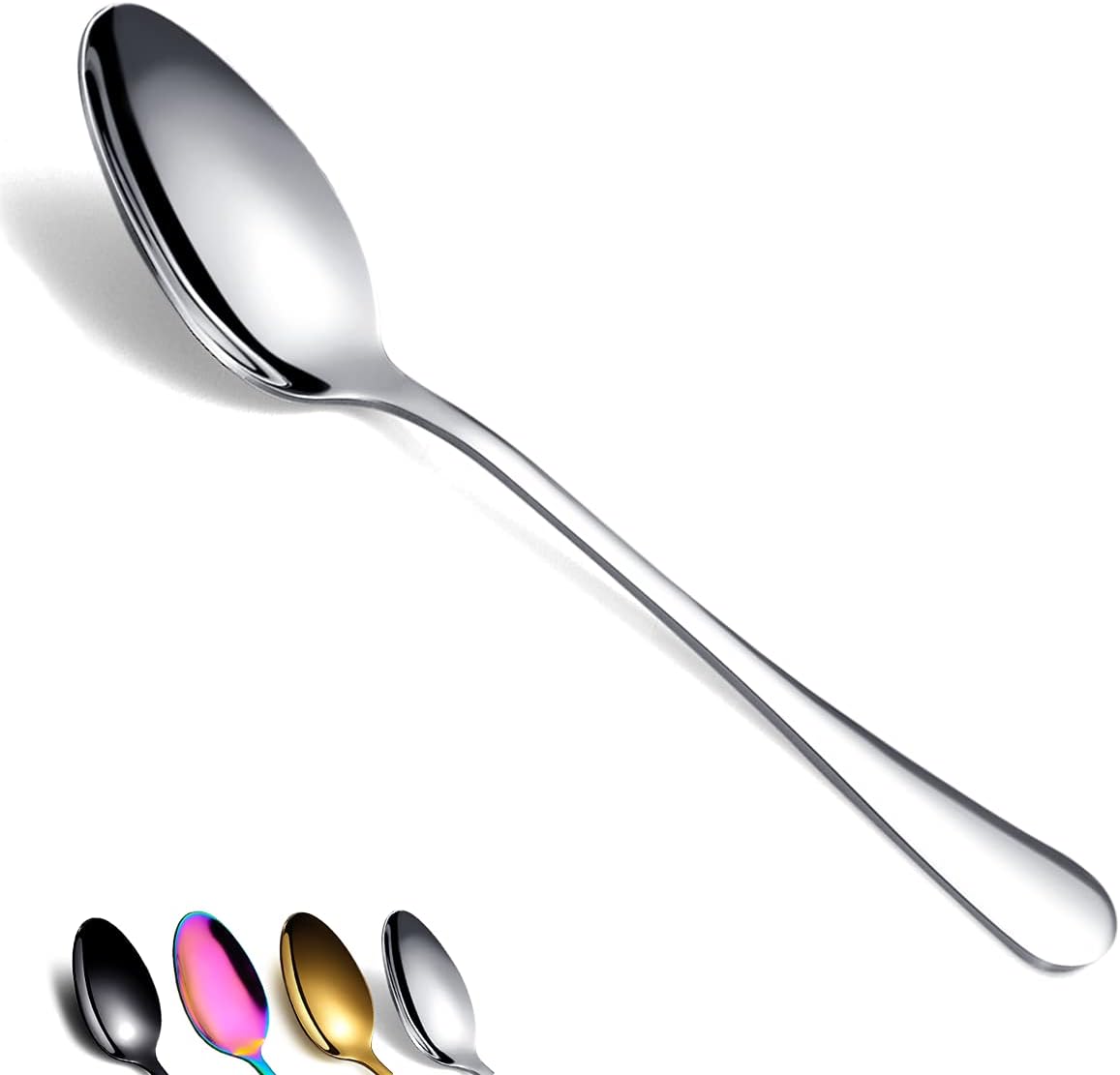 Black dinner spoons