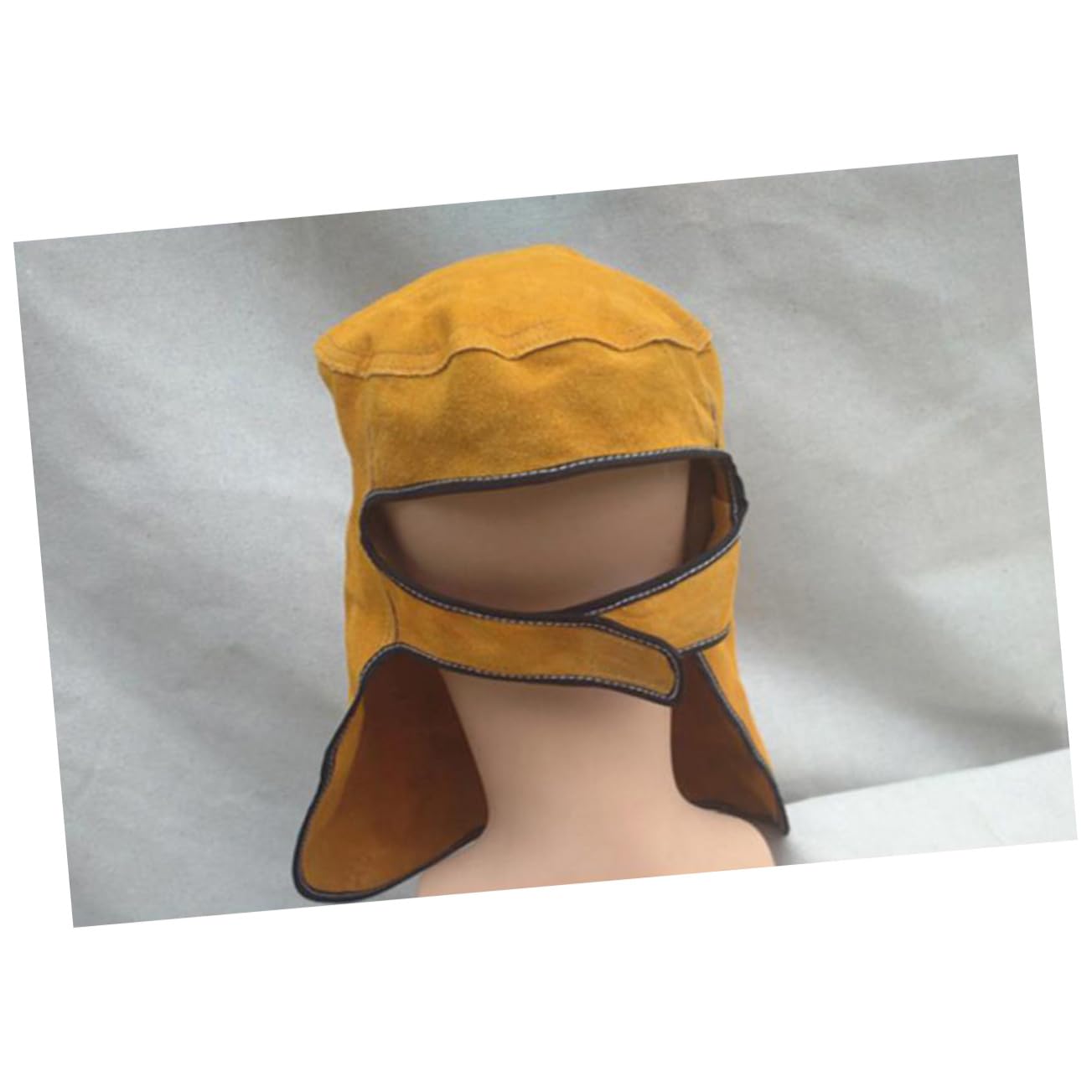 Máscara de Soldar con Casco de Soldadura de Cuero y Oscurecimiento Automático, Pantalla de Soldadura con Ajuste de Tamaño y Capucha Ergonómica para Corte y Molienda