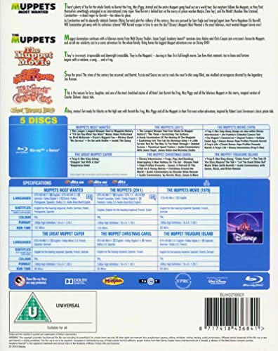 Image of The Muppets 6 Movie Collection [blu ray]