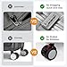 VentureVault Carry On Luggage 22x14x9 Airline Approved, Zipperless Luggage Carry On, Hard Shell Suitcases with TSA Lock, Lightweight Carry On Suitcases with Aluminum Frame (silver, 20inch)