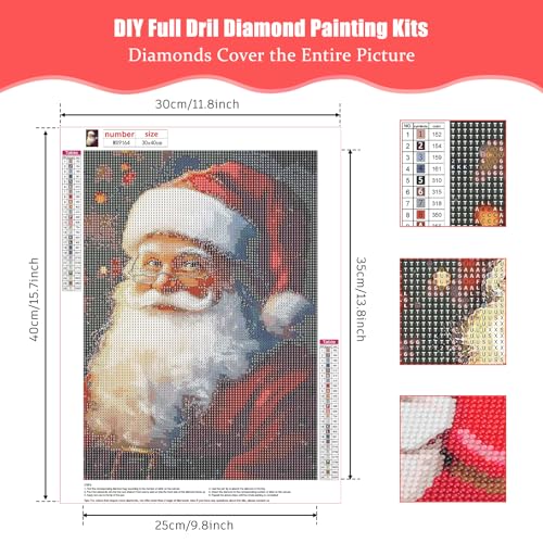 Bowetile DIY Diamond Painting Santa Claus - Image 2