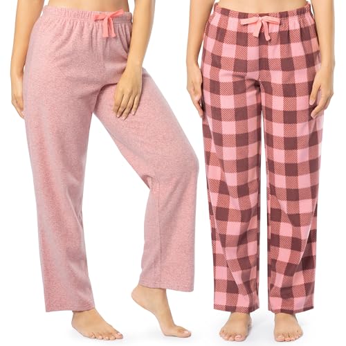 Fruit of the Loom Women's Fleece Sleep Pajama Pant, 2...