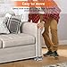 Ronlap Furniture Washing Machine Dolly, Extendable Appliance Rollers Refrigerator Heavy Duty, Washing Machine Stand Wheels Fridge Appliance Dolly Movers Mobile Washer and Dryer Moving Base, Grey