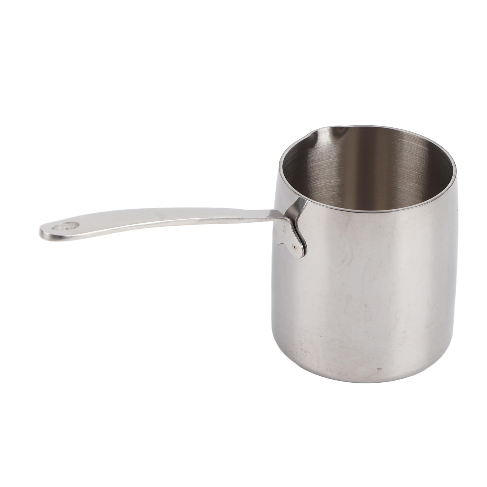 Omabeta Chauffe-beurre à Conduction Thermique Rapide en Acier Inoxydable, avec Trou D'échelle Précis pour la Cuisson dans une Petite Casserole (700ML)