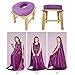 Yoni Seat, Yoni Steaming Kit Yoni Steamer Chair, Yoni Steamer Seat for Toilet, Wood V Steaming Seat Kit with Gown & Cushion for Women Cleansing