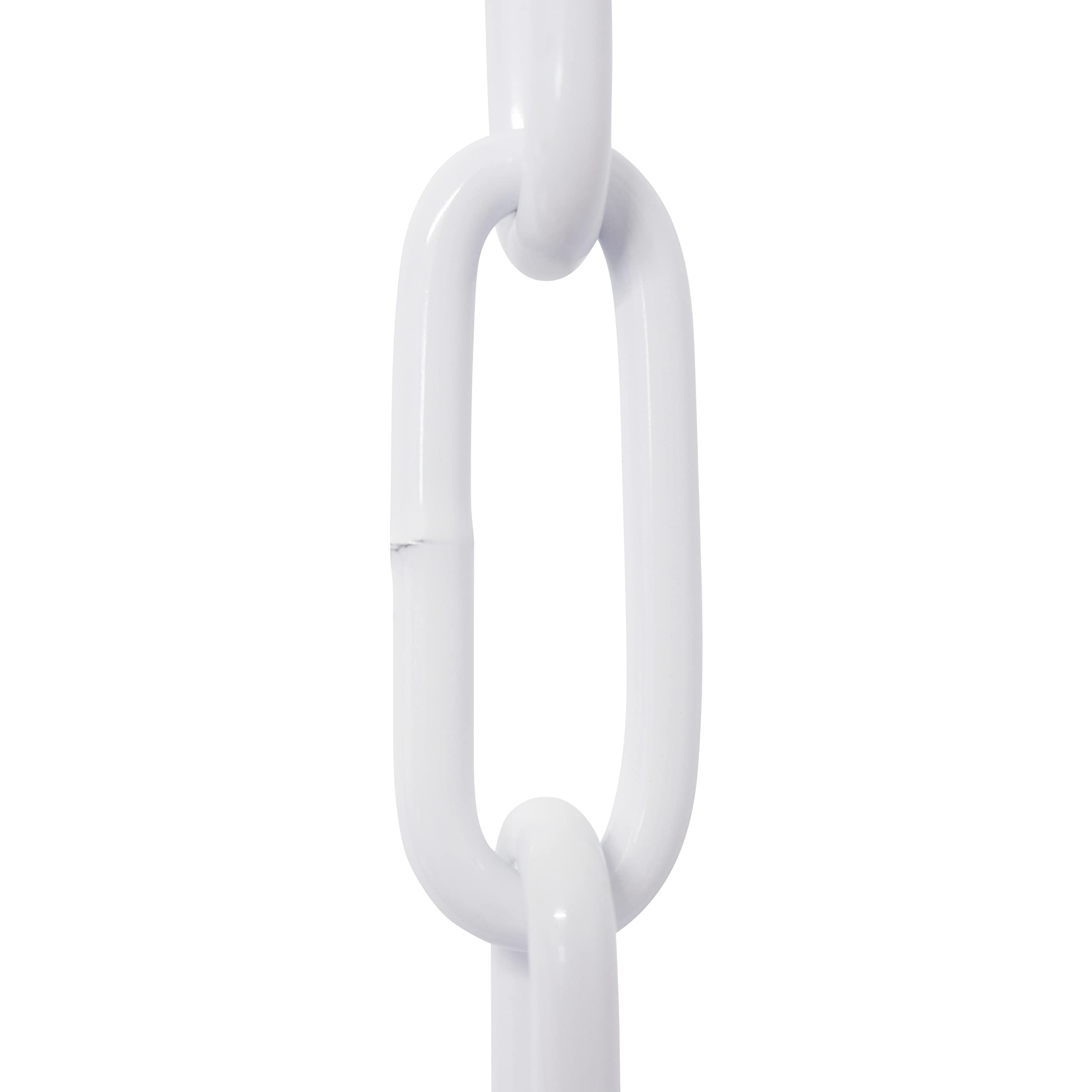 RCH Hardware CH-S59-04-WHT-10 Steel Chandelier Chain, White (10 Feet)