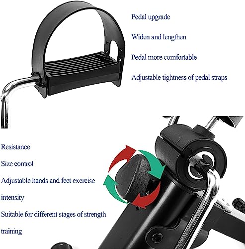 Pedal Exerciser, ejercicio plegable portátil para brazos y piernas miniatura 4