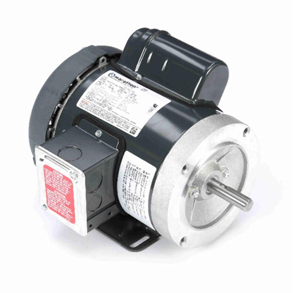 1/2 hp 1725 RPM 56 Frame TEFC (Farm Duty)115/208-230V Marathon Electric Motor # F102